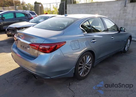 2019 Infiniti Q50 Luxe z USA, uszkodzony, nr VIN JN1EV7AP5KM515439